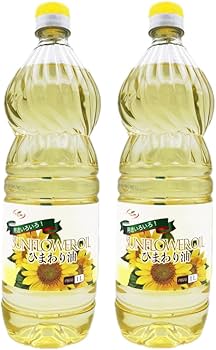 Amazon.co.jp: ひまわり油 1Lx2本 無添加 100％ サンフラワー